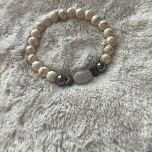 Rustic Cuff Beaded Bracelet